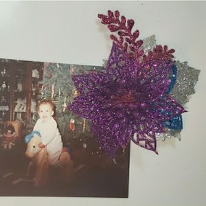 3 ct. holiday floral magnets (set of 3)